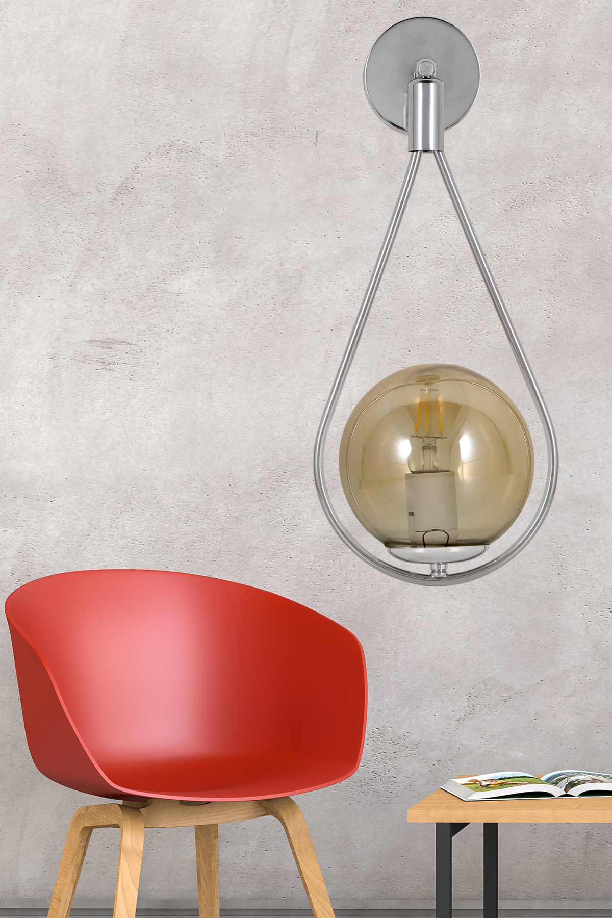 DAMLA Wall Lamp Chromium